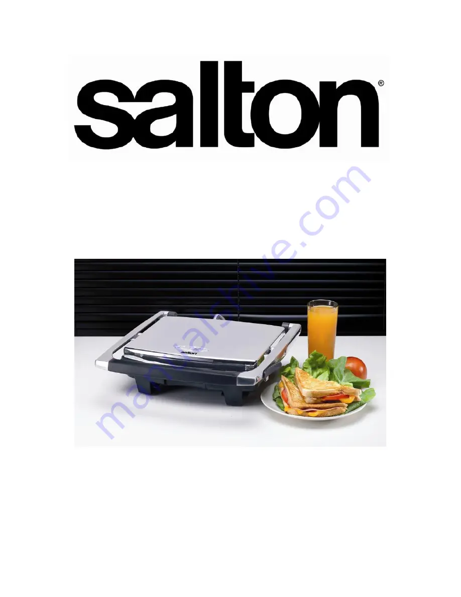 Salton SP05 Instructions And Warranty Download Page 1