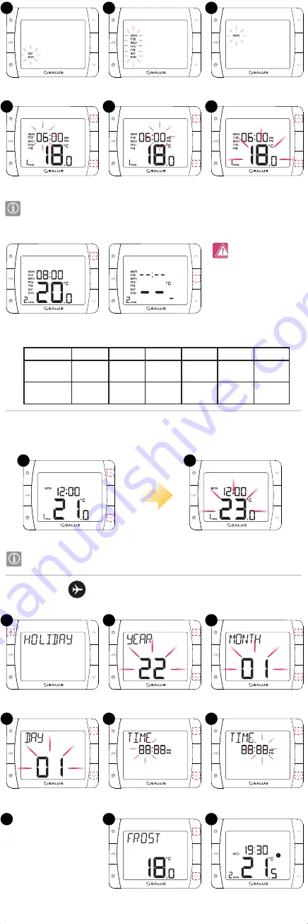 Salus DT600 Quick Start Manual Download Page 6