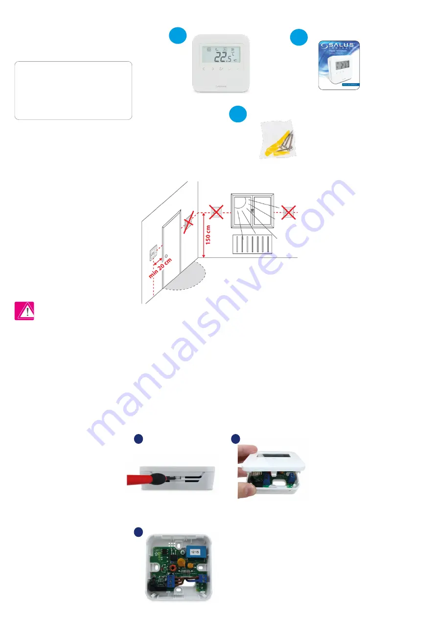 Salus HTRS230V(30) Full User Manual Download Page 6