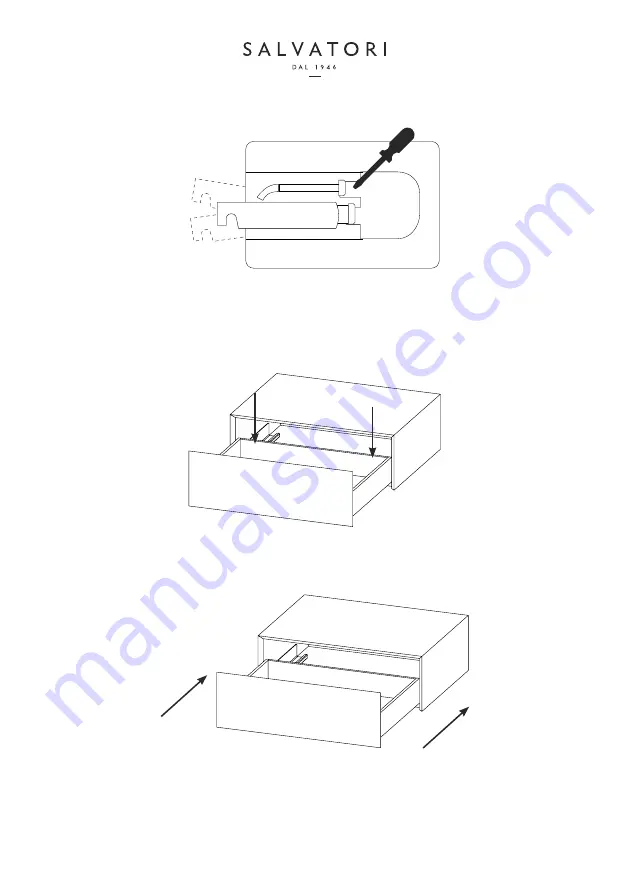 Salvatori Ciane Modular drawer Manual Download Page 8