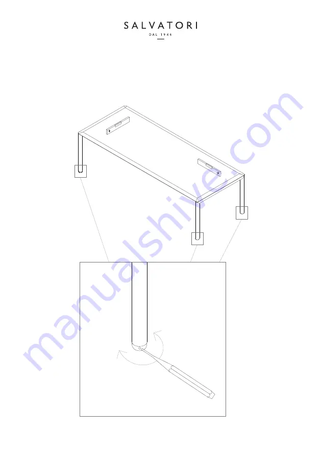 Salvatori DESIGN FOR SOUL DINING TABLE Manual Download Page 13