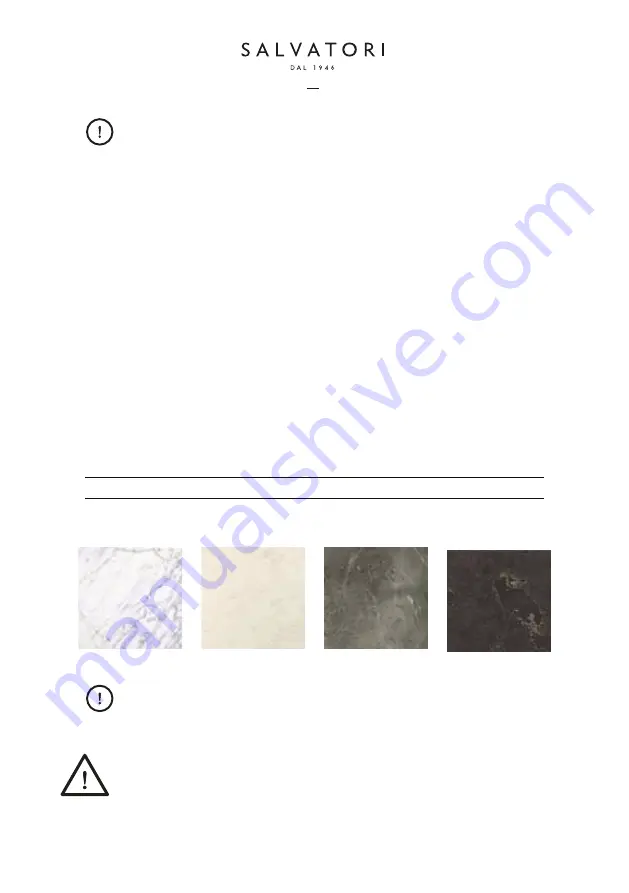 Salvatori NINFA BASIN Quick Start Manual Download Page 7