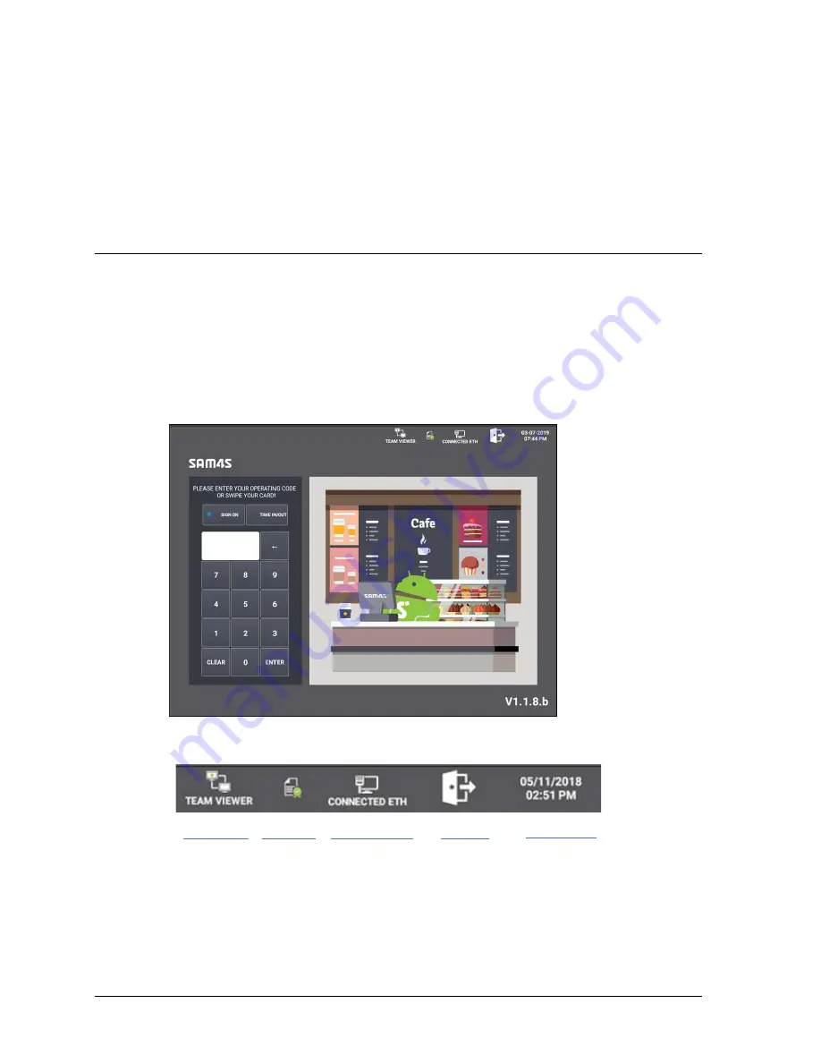 Sam4s SAP-4800II Operator'S Manual Download Page 22