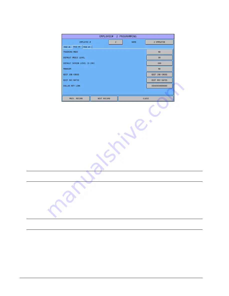 Sam4s SPS-500 Operator'S Manual Download Page 134