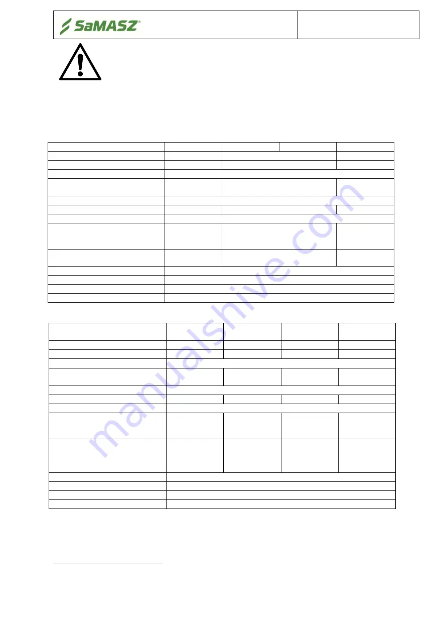 SaMASZ KDD 861 Operator'S Manual Download Page 7