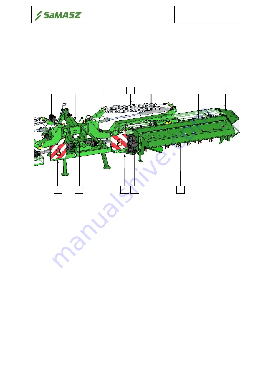 SaMASZ KDD 861 Operator'S Manual Download Page 9