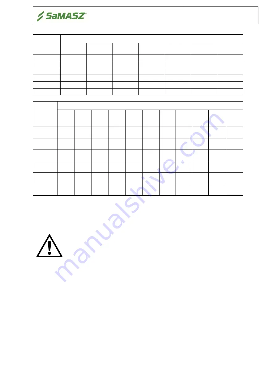 SaMASZ KDD 861 Operator'S Manual Download Page 19