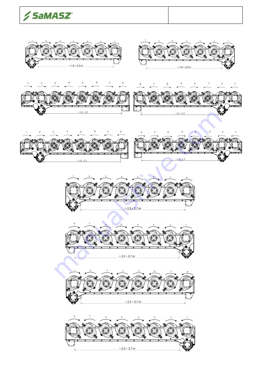 SaMASZ KDD 861 Operator'S Manual Download Page 50