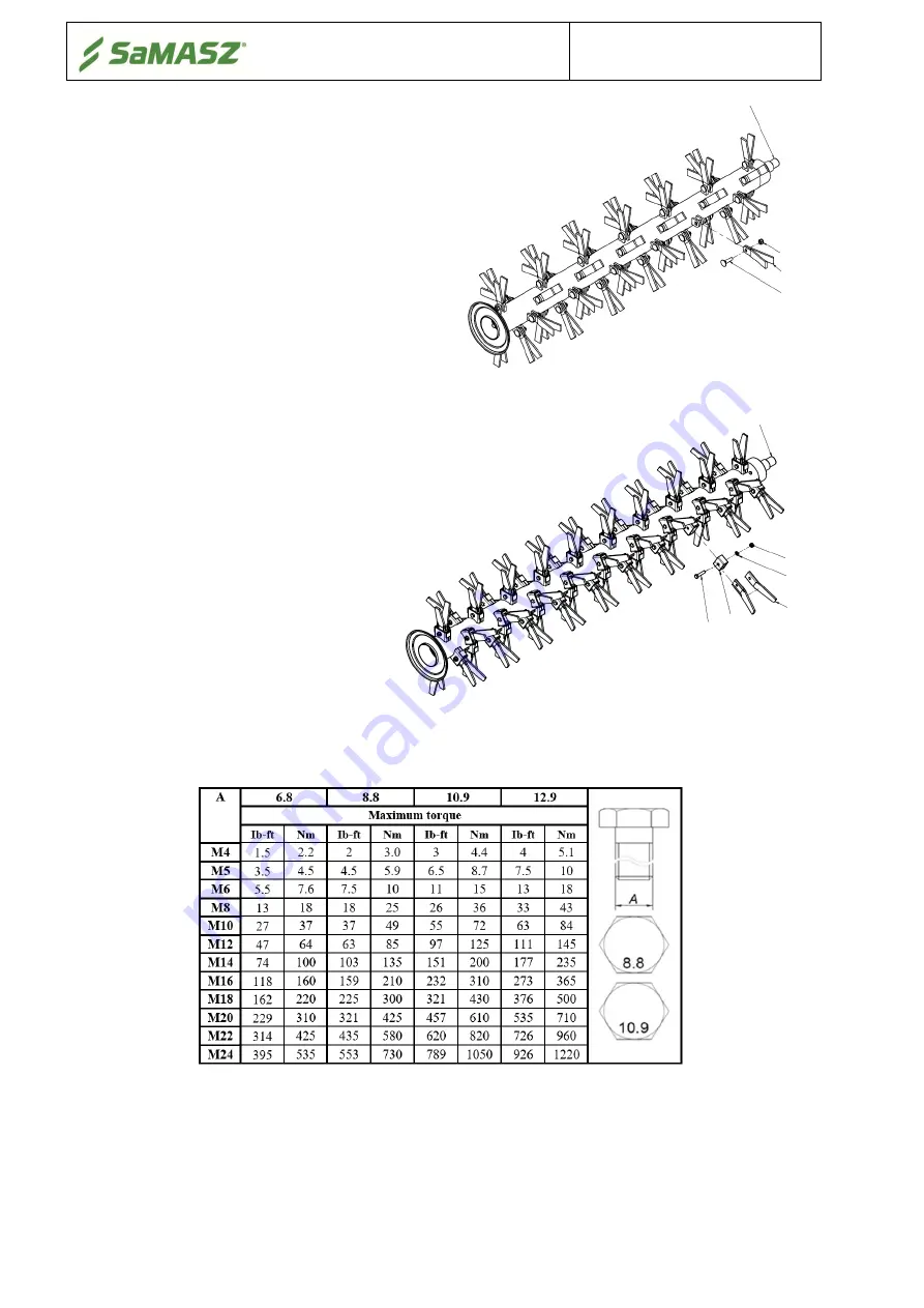 SaMASZ KDD 861 Operator'S Manual Download Page 54