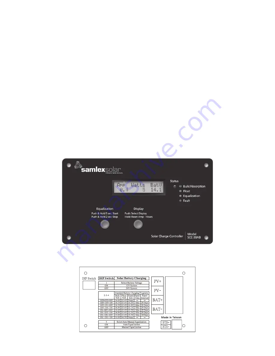 samlexsolar SCC-30AB Owner'S Manual Download Page 30