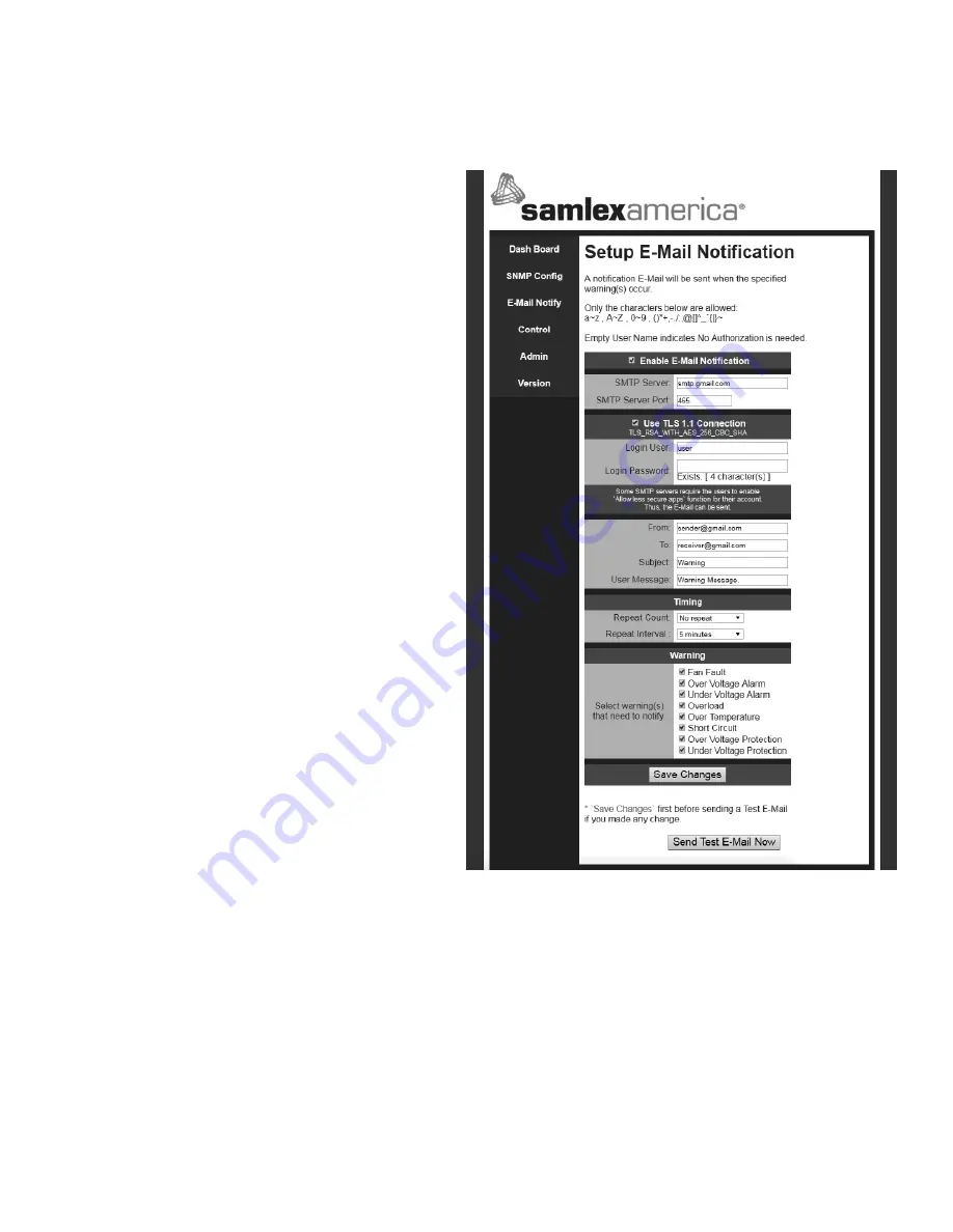 SamplexPower PSR-1200-24 Owner'S Manual Download Page 83