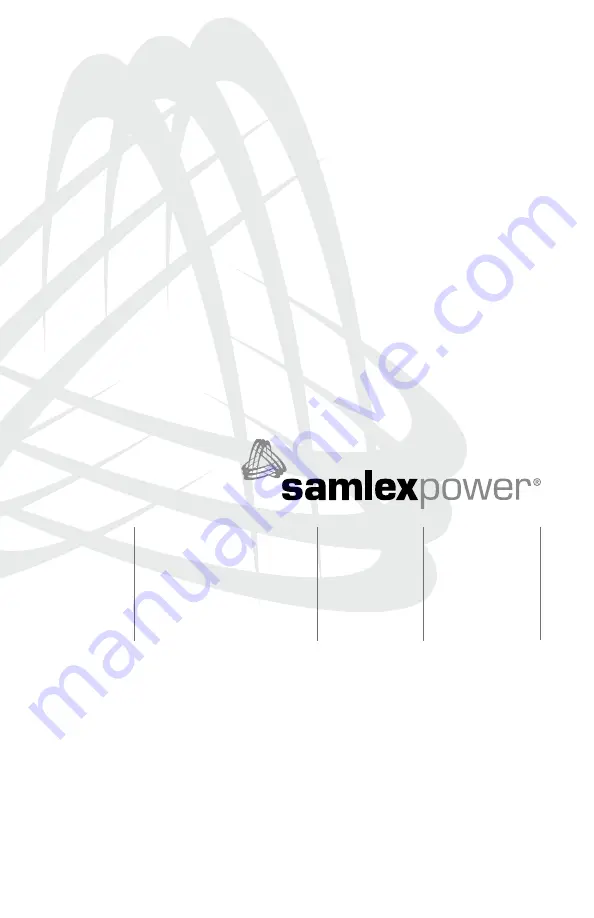 SamplexPower SAM-450-12E Owner'S Manual Download Page 1