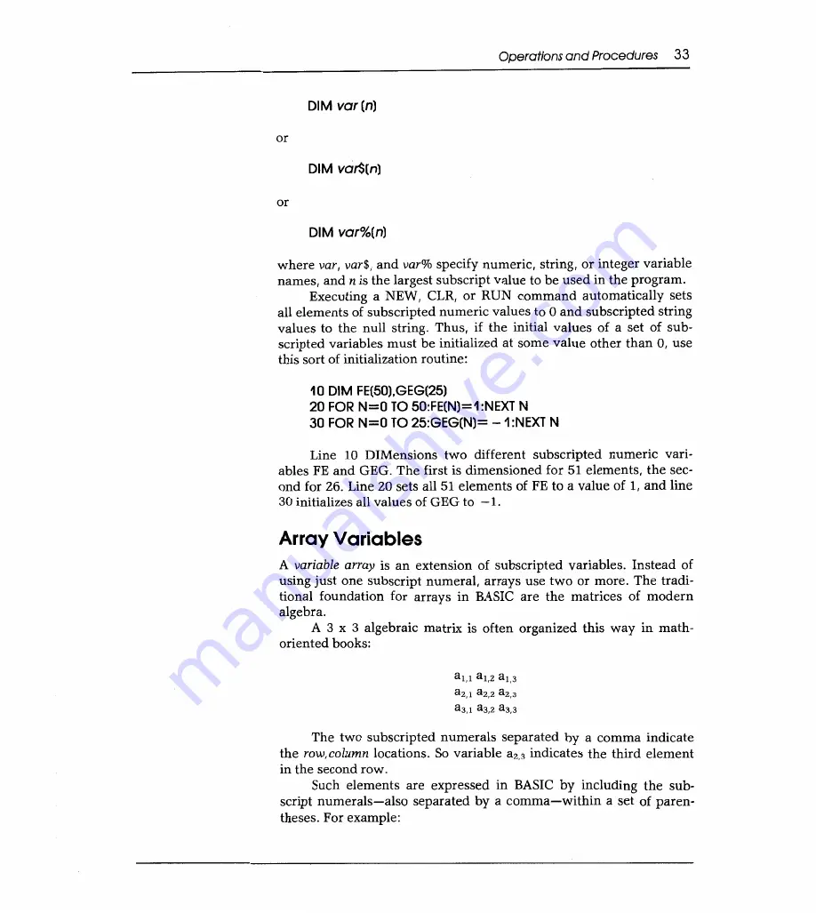 Sams Commodore 128 Reference Manual Download Page 41