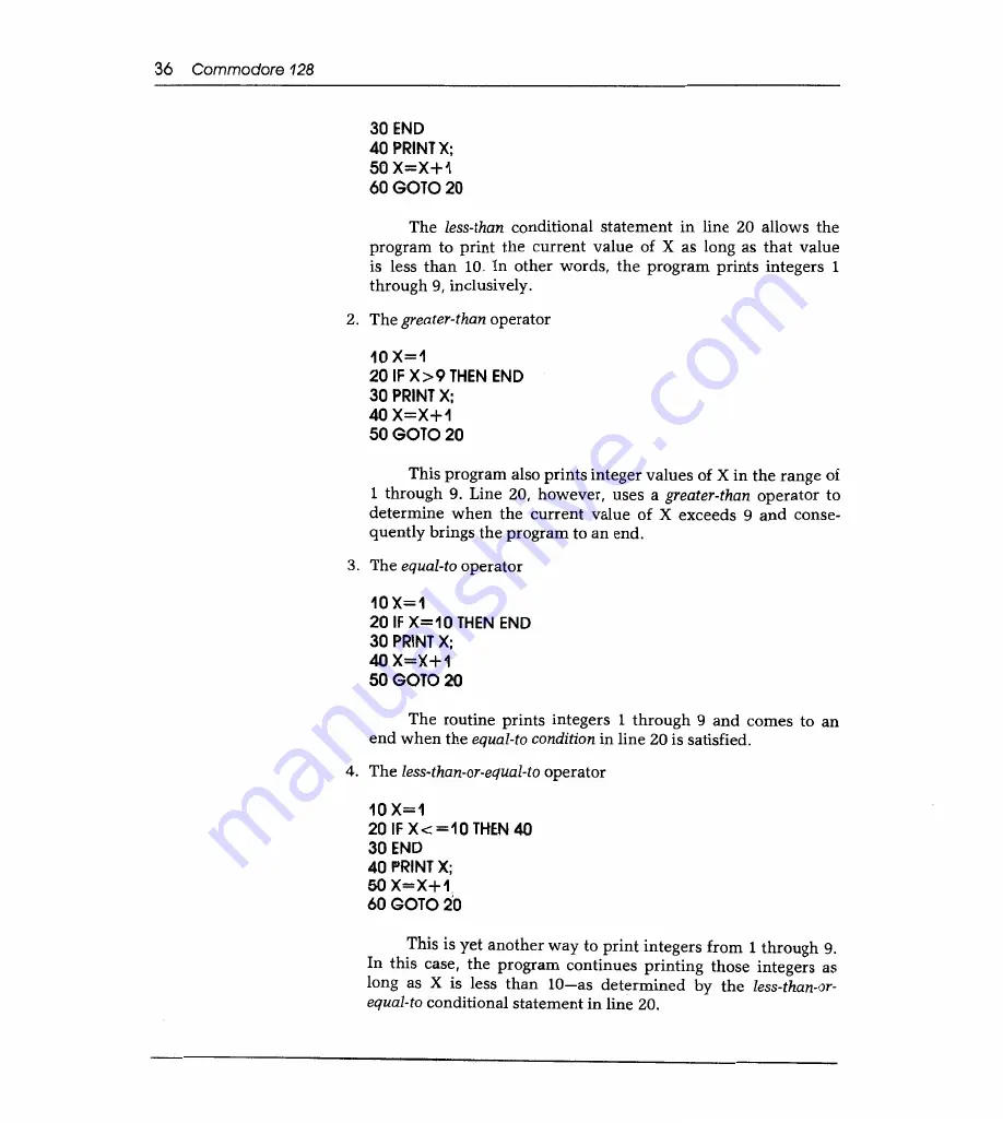 Sams Commodore 128 Reference Manual Download Page 44