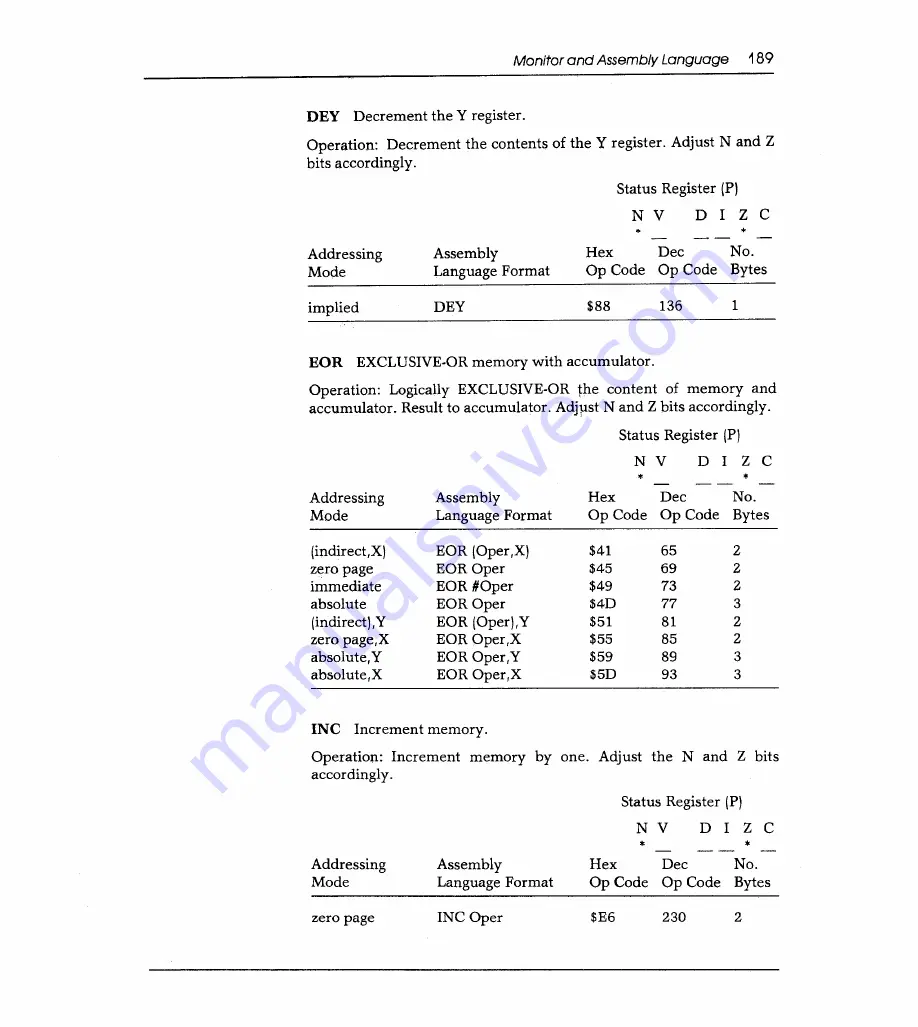 Sams Commodore 128 Reference Manual Download Page 197