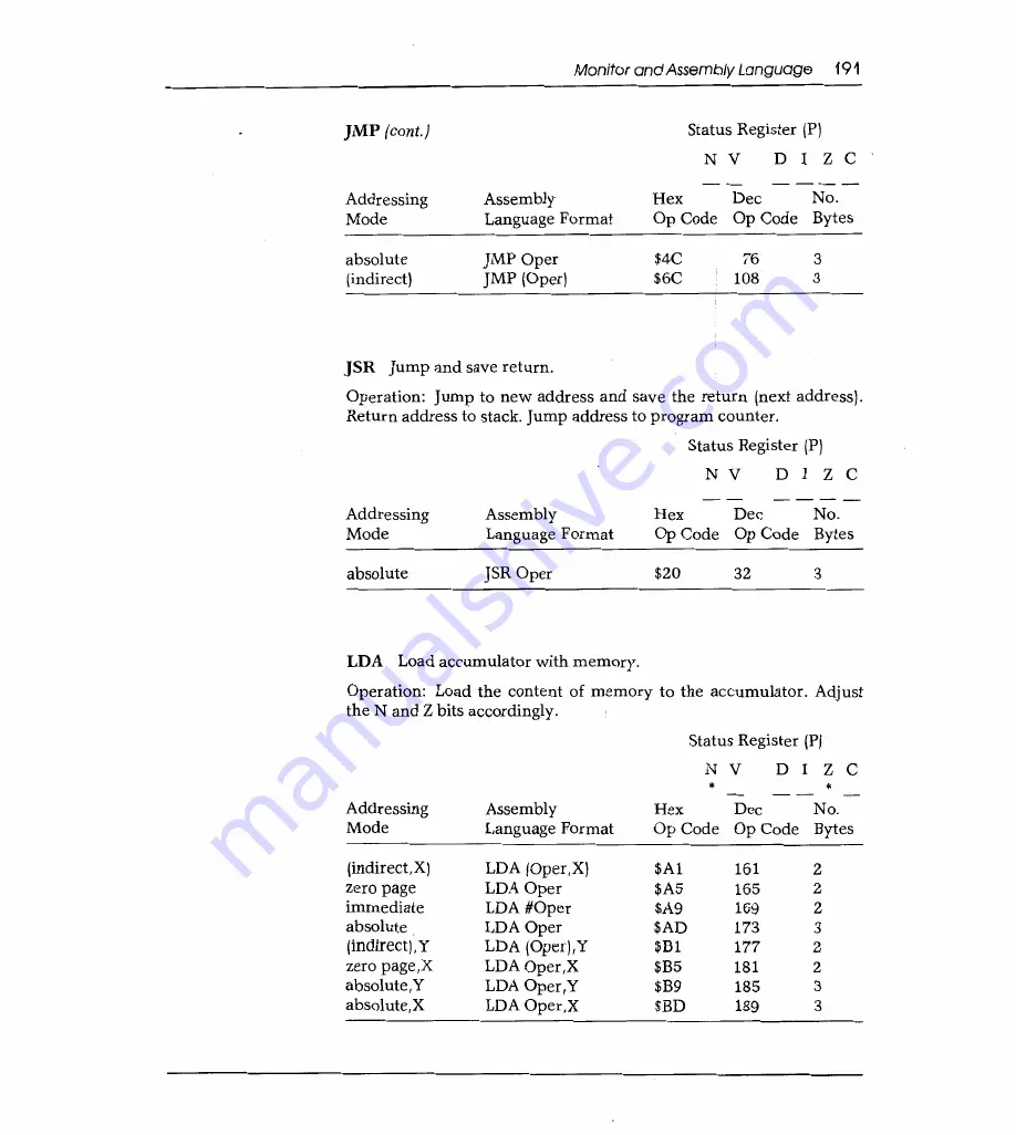 Sams Commodore 128 Reference Manual Download Page 199