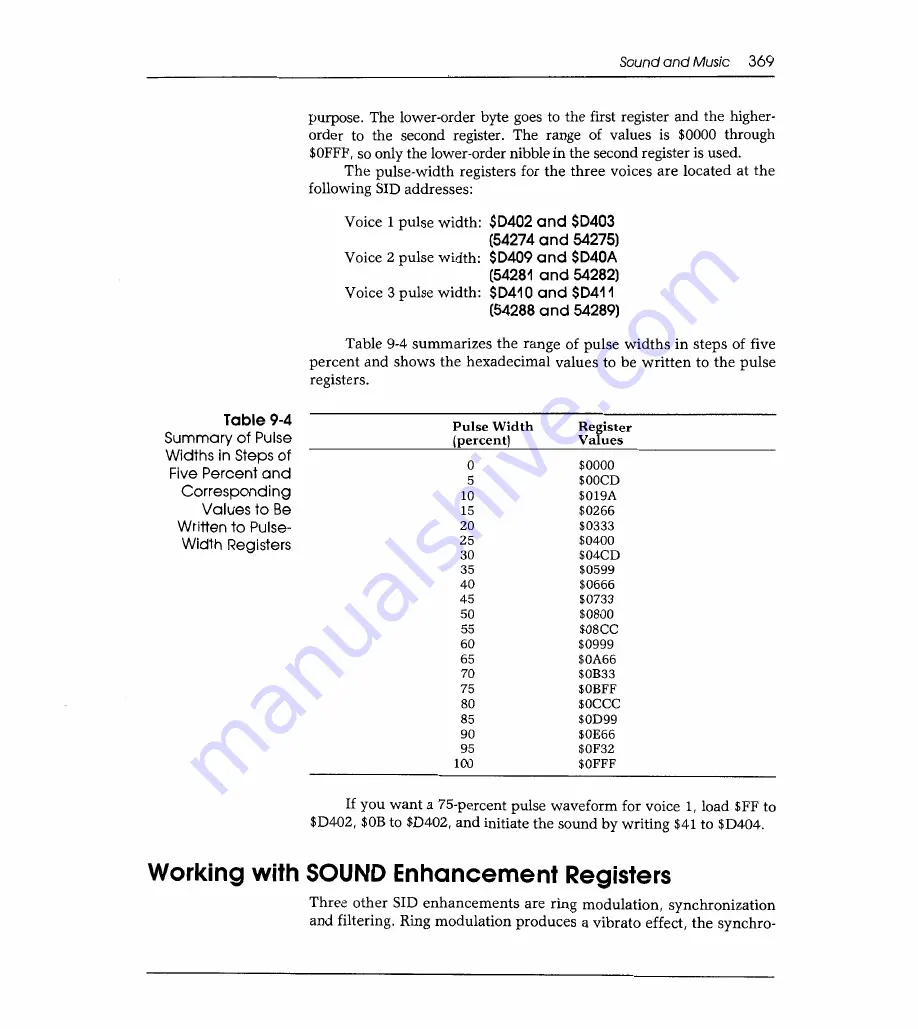 Sams Commodore 128 Reference Manual Download Page 376