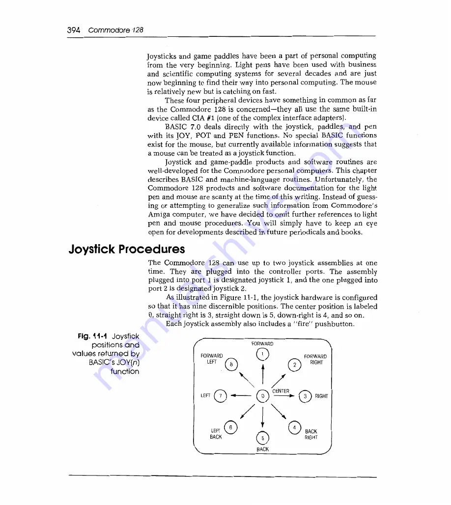 Sams Commodore 128 Reference Manual Download Page 401