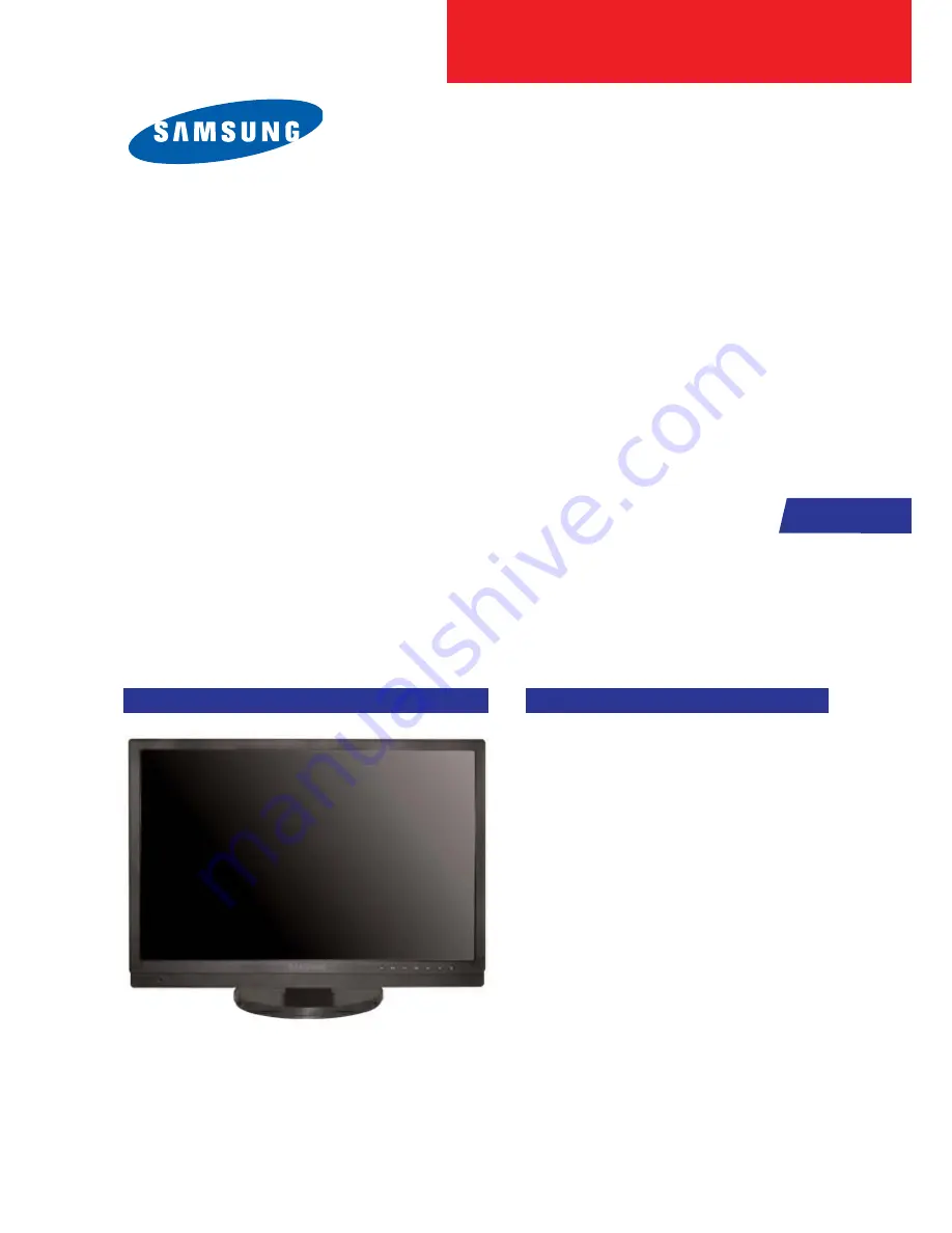 Samsung 215TW - SyncMaster - 21