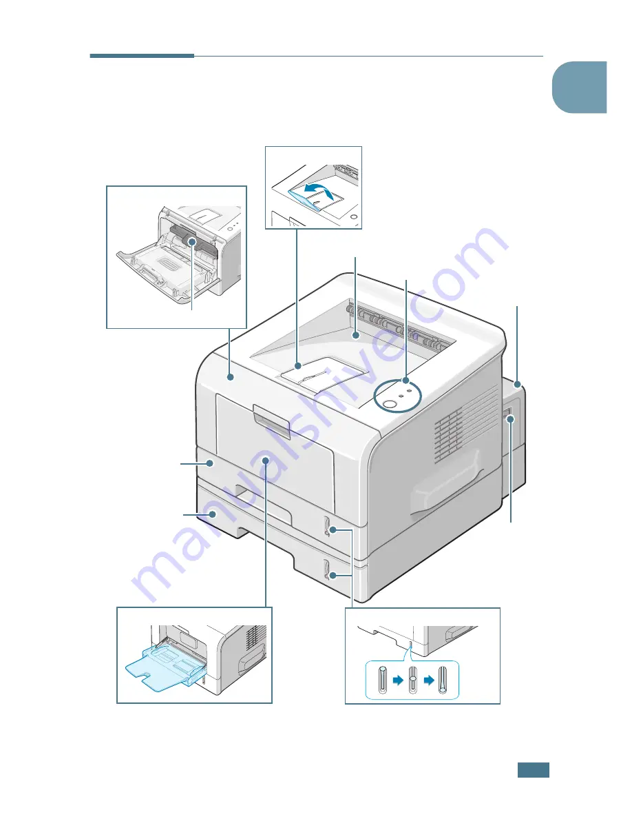 Samsung 2252W - Printer - B/W (Spanish) Manual Del Usuario Download Page 24