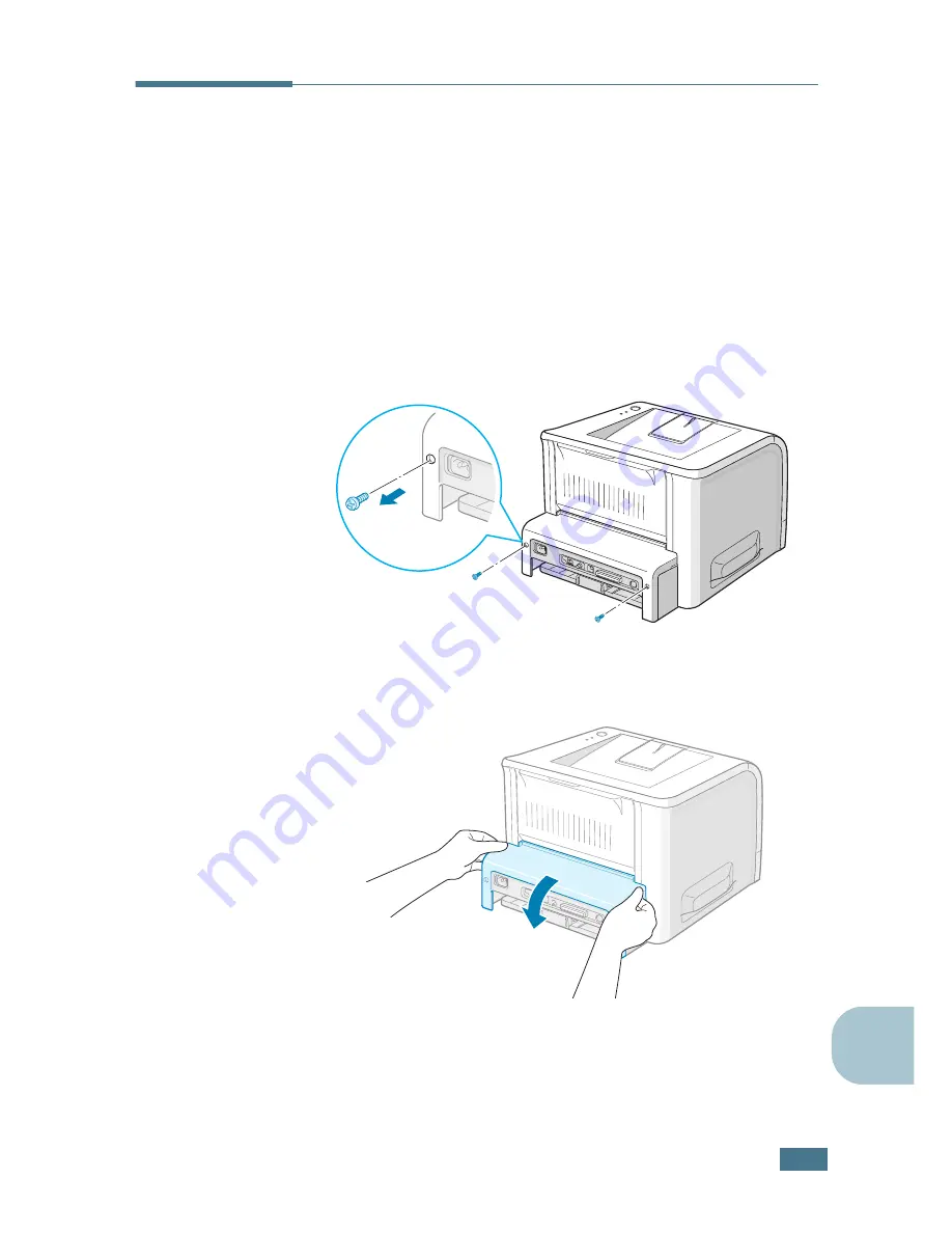 Samsung 2252W - Printer - B/W (Spanish) Manual Del Usuario Download Page 174