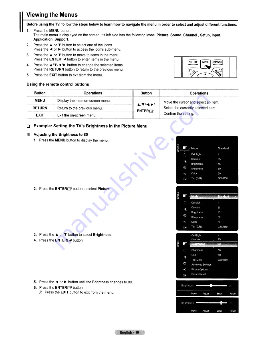 Samsung 305PN50550 User Manual Download Page 19