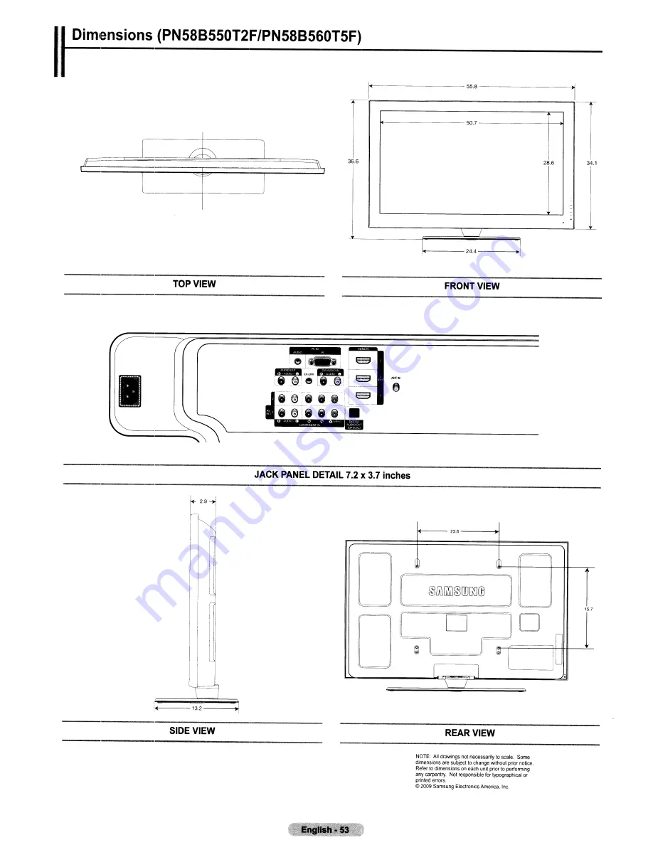 Samsung 305PN50550 User Manual Download Page 53