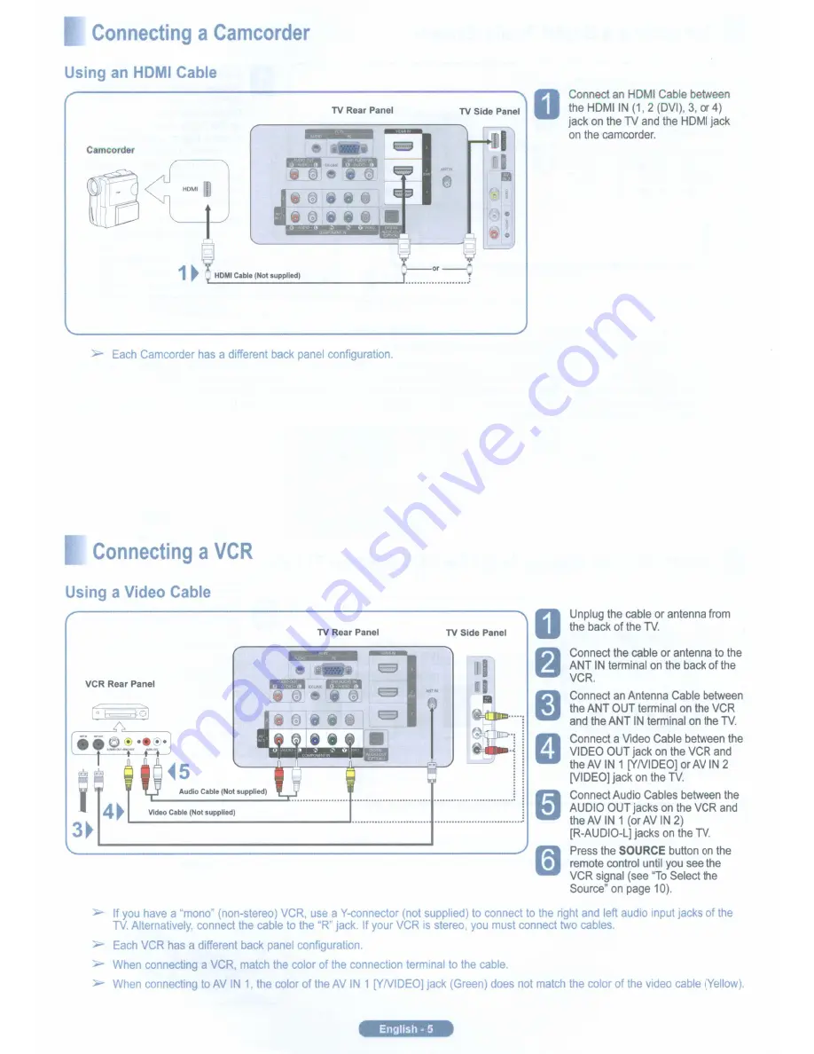 Samsung 305PN50550 Скачать руководство пользователя страница 60