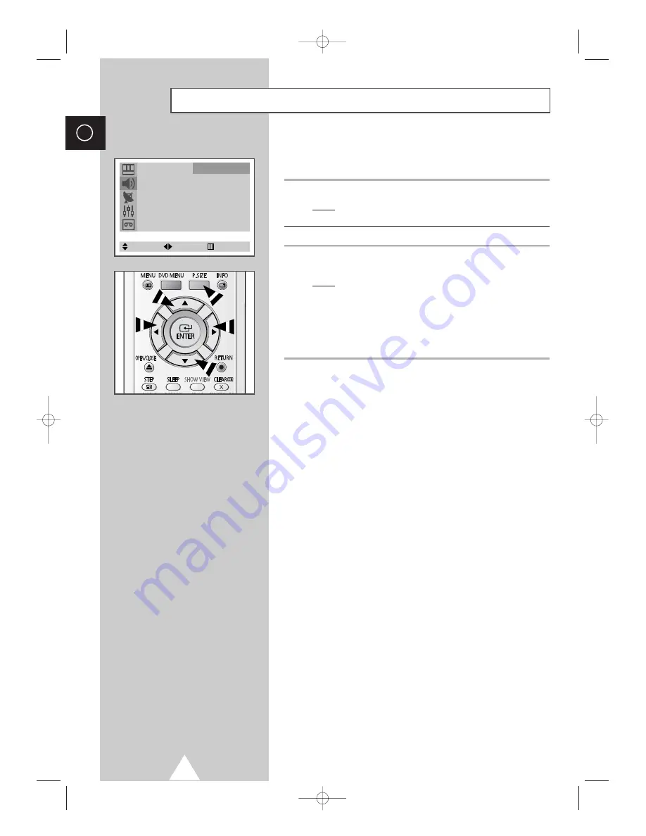 Samsung 3WAY COMBINATIONTELEVISION Owner'S Instructions Manual Download Page 26