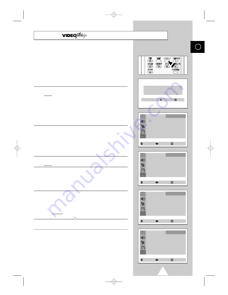 Samsung 3WAY COMBINATIONTELEVISION Owner'S Instructions Manual Download Page 49