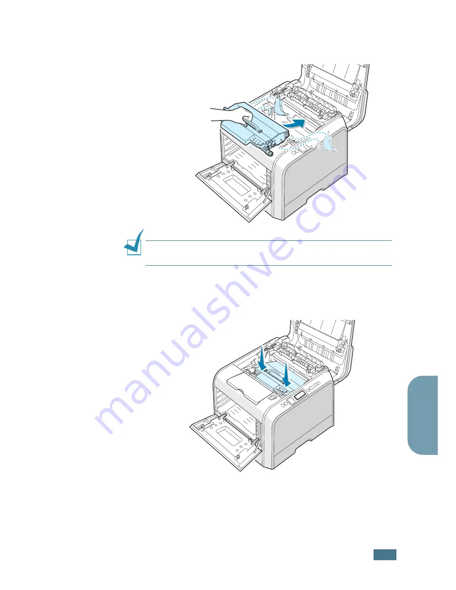 Samsung 550N - CLP Color Laser Printer (Spanish) Manual De Instalación Download Page 11