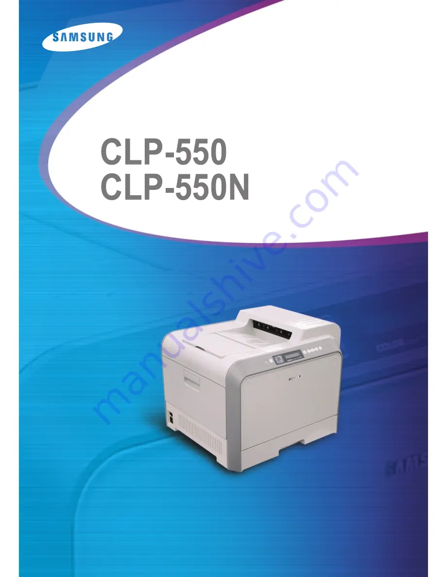 Samsung 550N - CLP Color Laser Printer (Spanish) Manual De Instalación Download Page 34