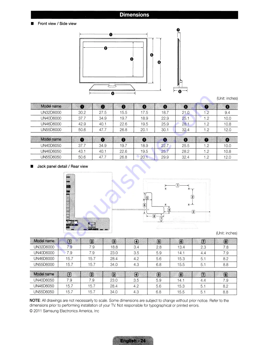 Samsung 6000 Series User Manual Download Page 24