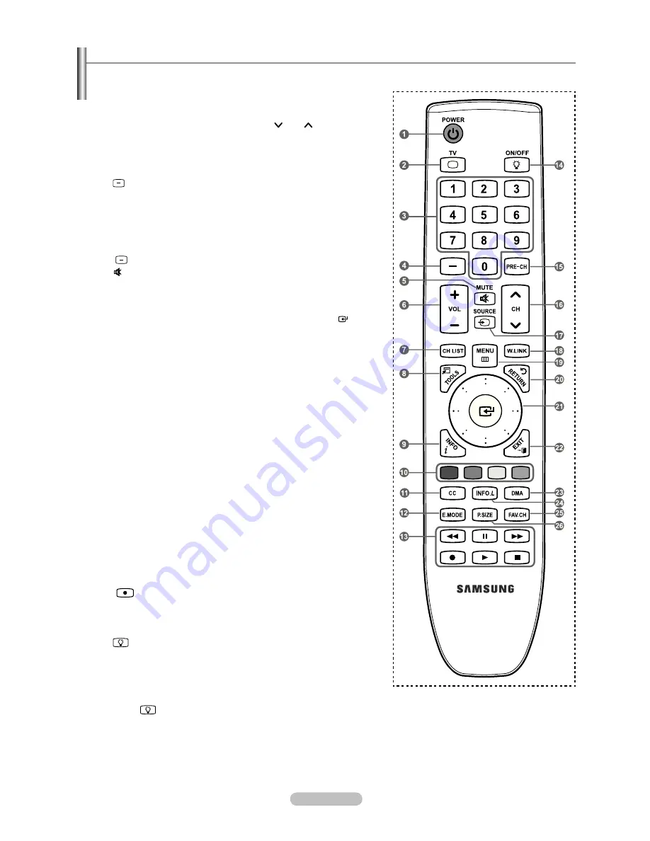 Samsung 650 Series User Manual Download Page 126