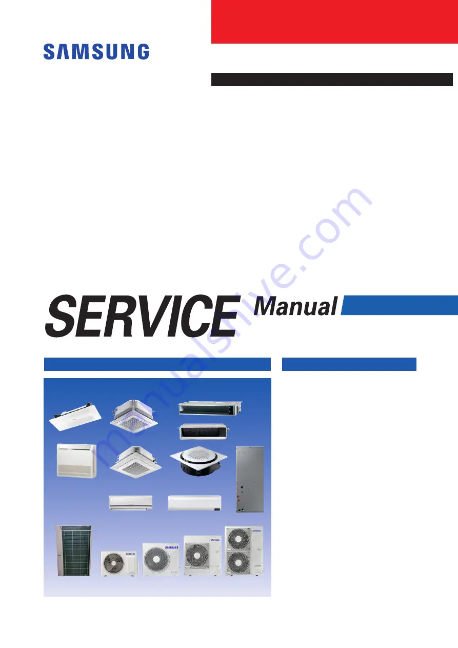 Samsung AC009BN1DCH Service Manual Download Page 1