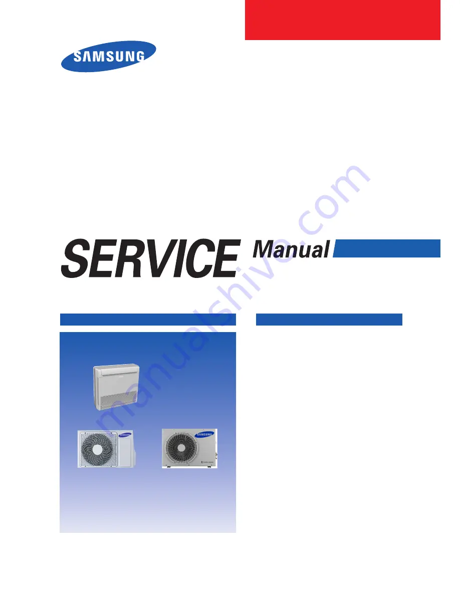 Samsung AC026MNJDKH/EU Service Manual Download Page 1