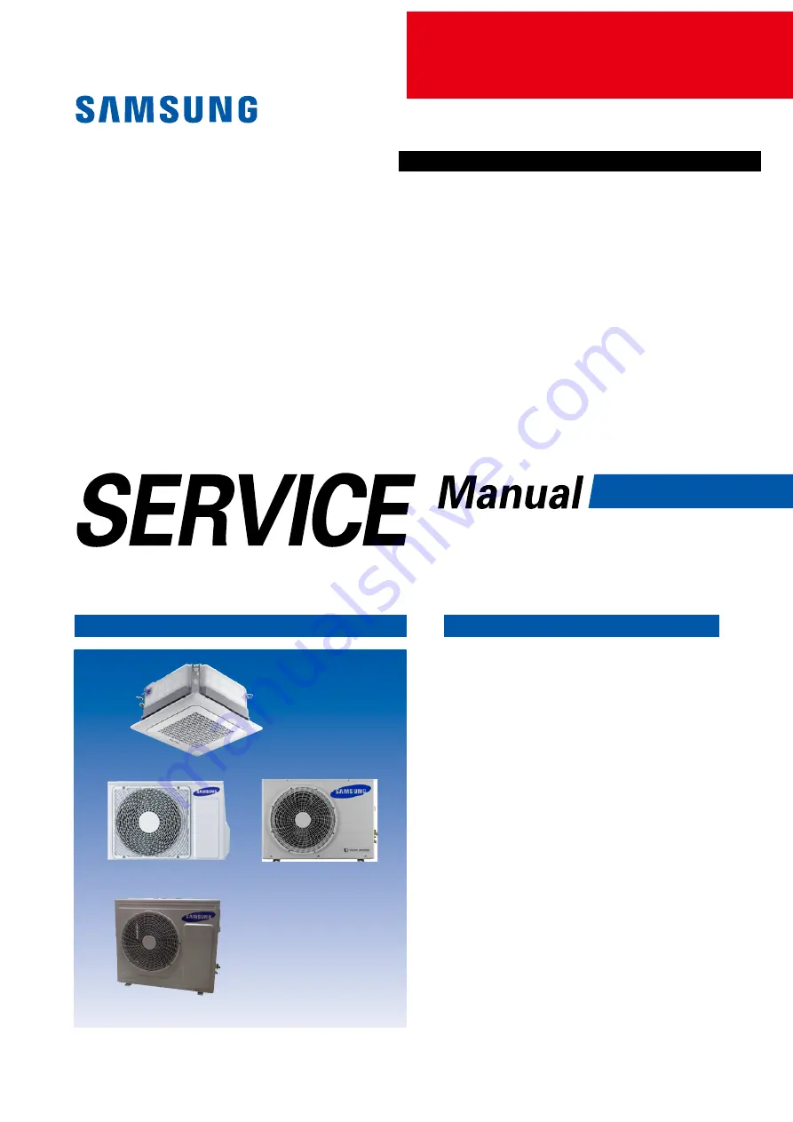 Samsung AC026MXADKH Service Manual Download Page 1