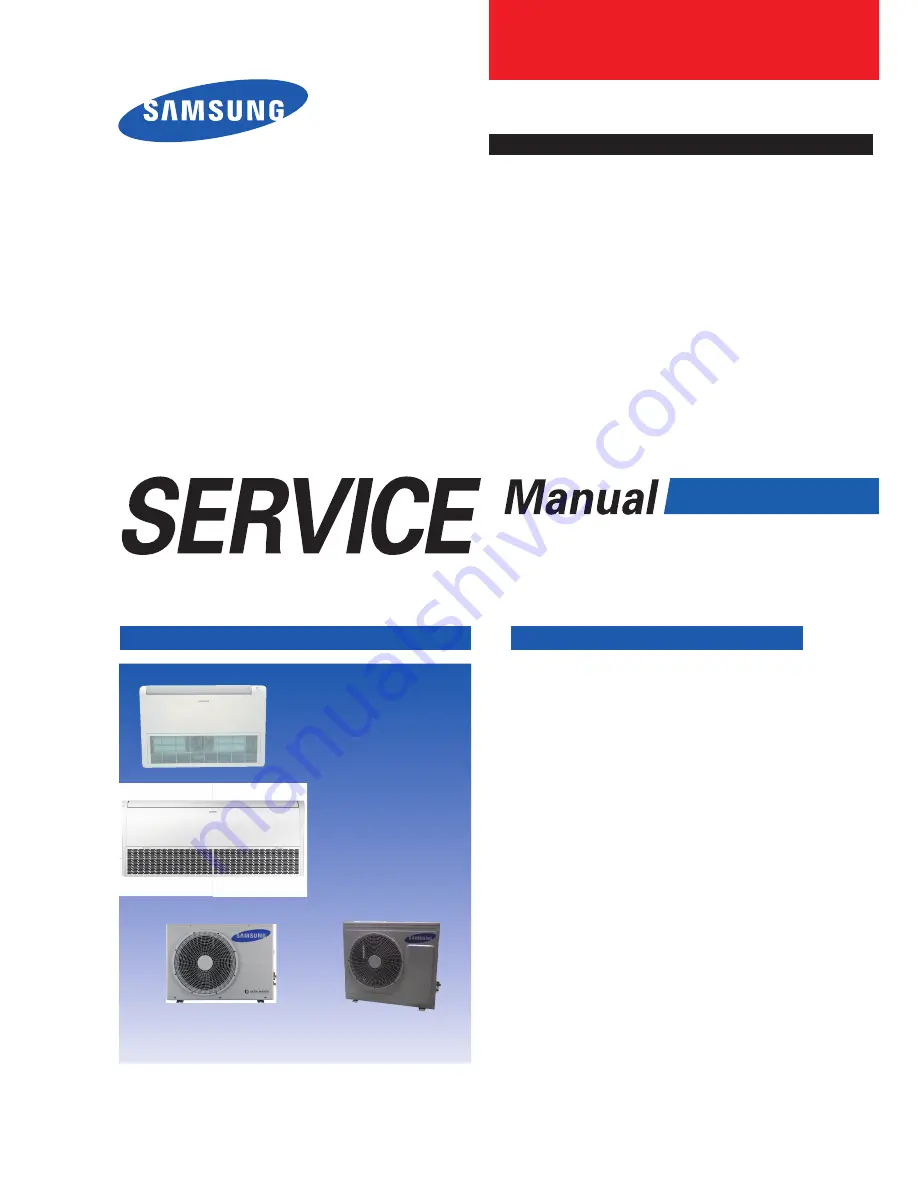 Samsung AC052MNCDKH Service Manual Download Page 1