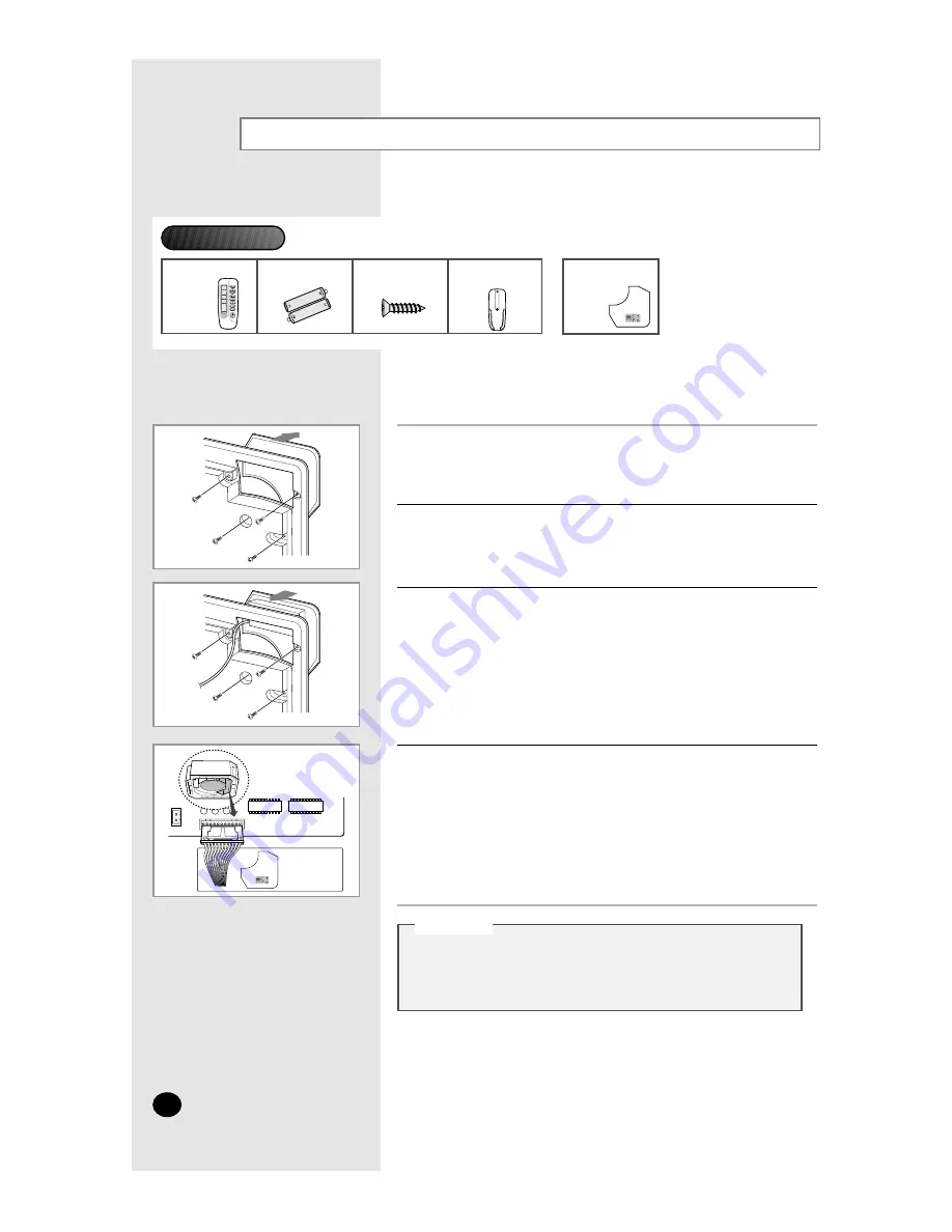 Samsung ACH2400C Owner'S Instructions & Installation Manual Download Page 62