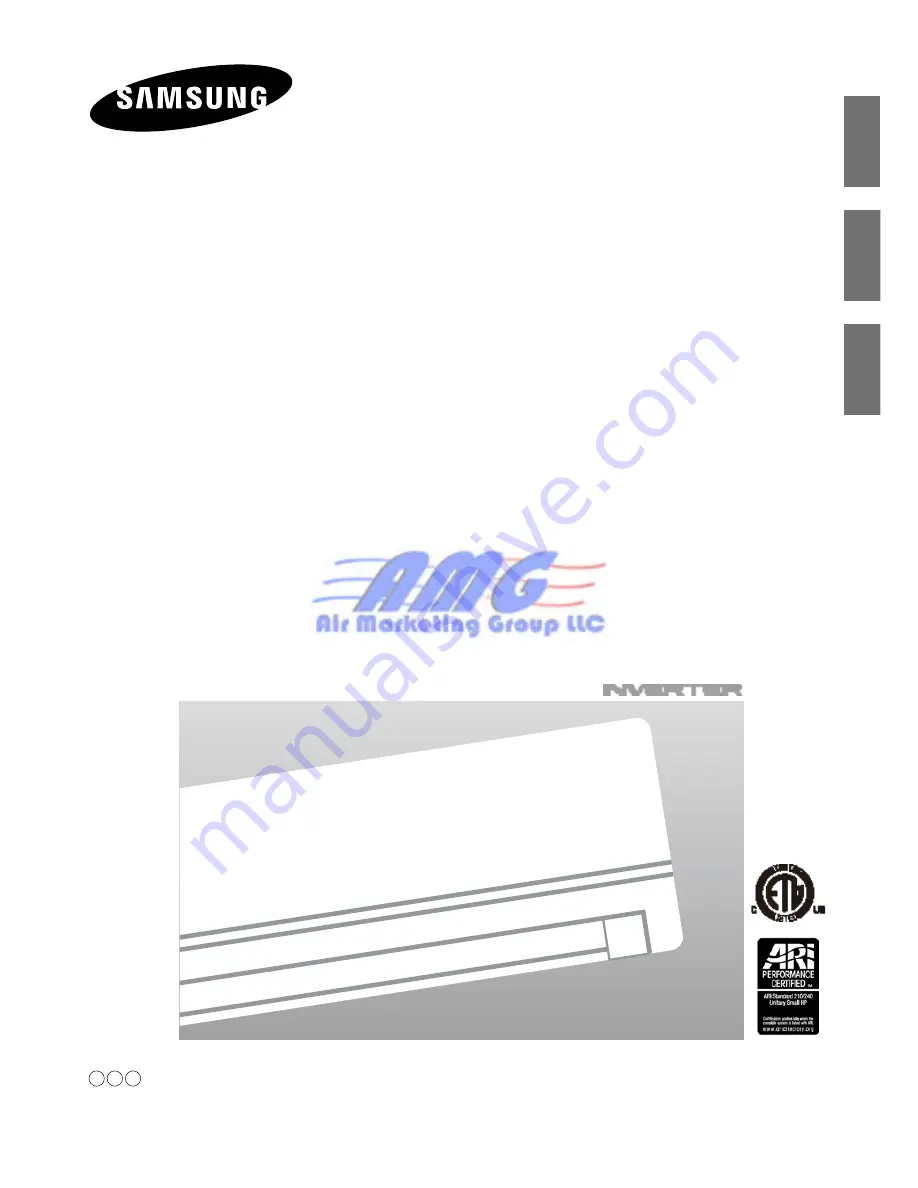 Samsung AQV09N Series User Manual Download Page 1