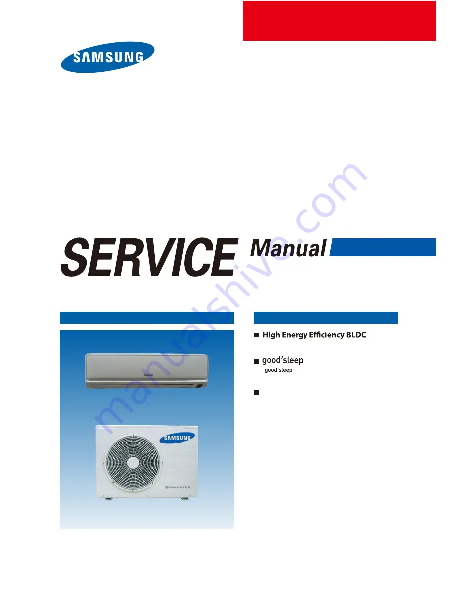 Samsung AQV18EWAN Service Manual Download Page 1