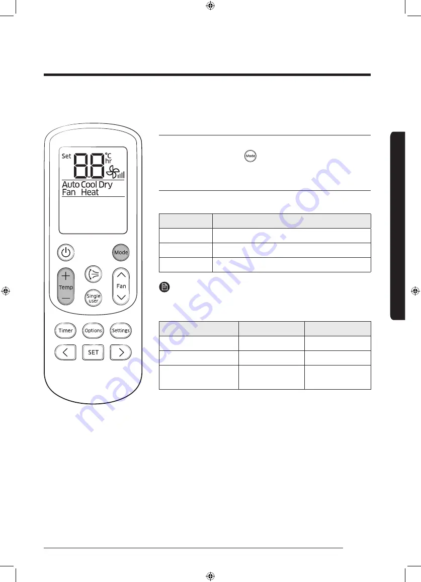 Samsung AR**HVSS Series User Manual & Installation Manual Download Page 16