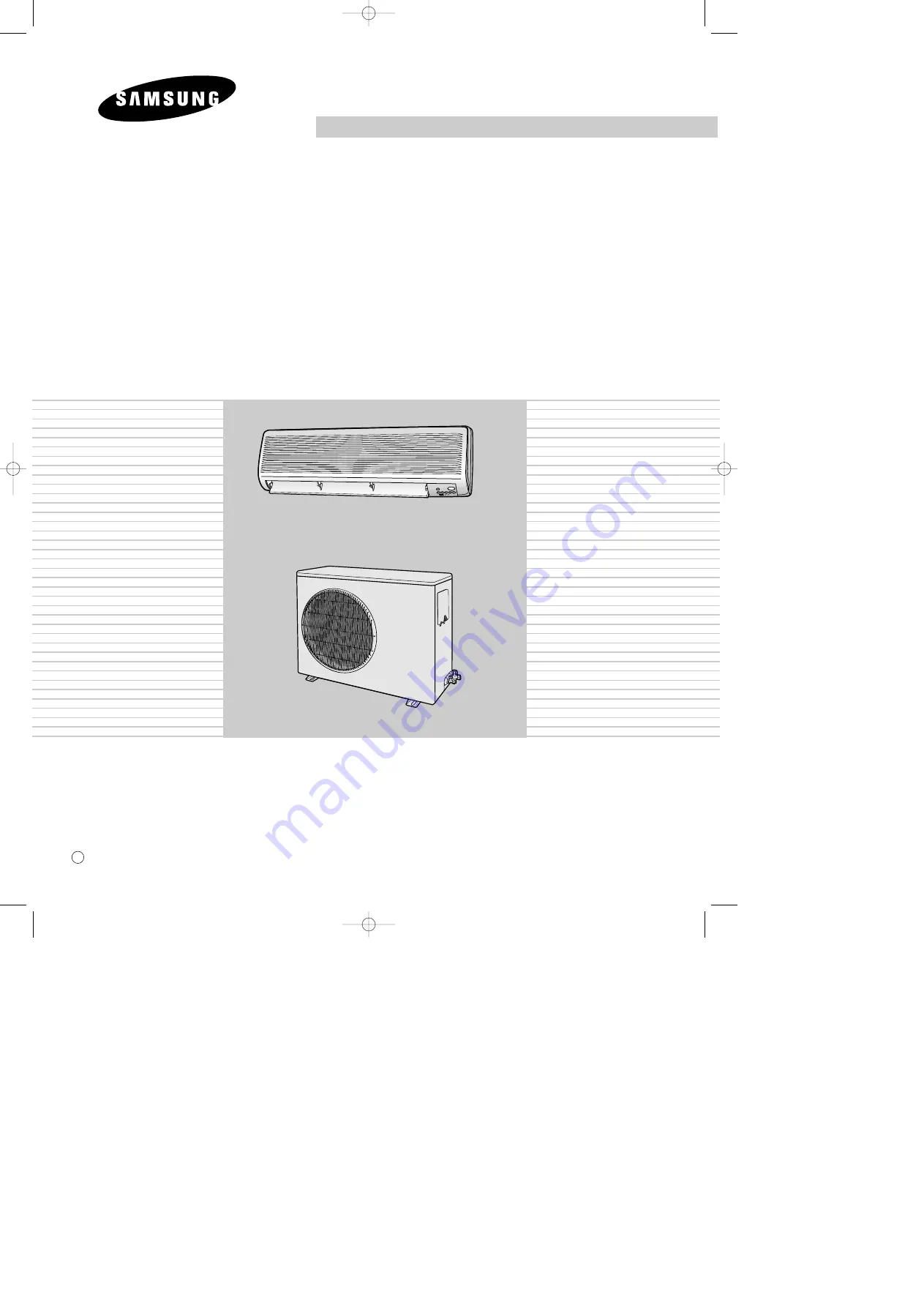 Samsung AS18A0RCF Service Manual Download Page 1