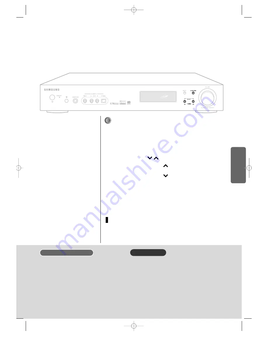 Samsung AV-R700 Скачать руководство пользователя страница 30