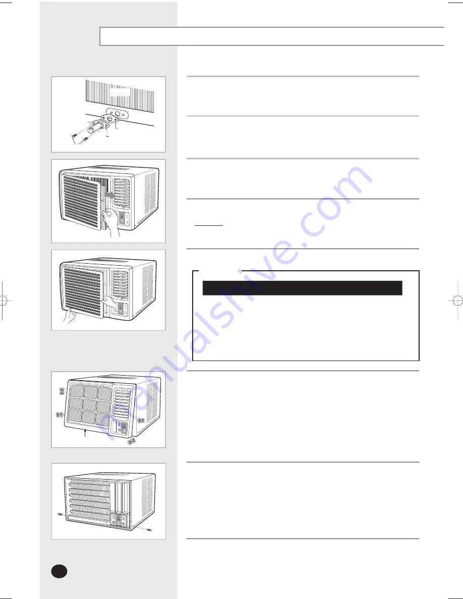 Samsung AWT12PHHEA Owner'S Instructions Manual Download Page 20