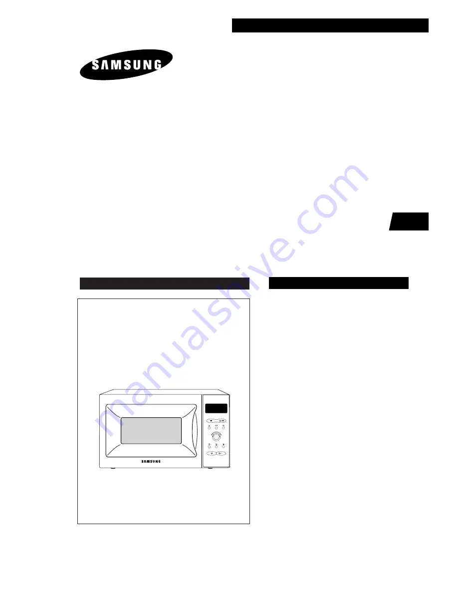 Samsung CE957GR Скачать руководство пользователя страница 1