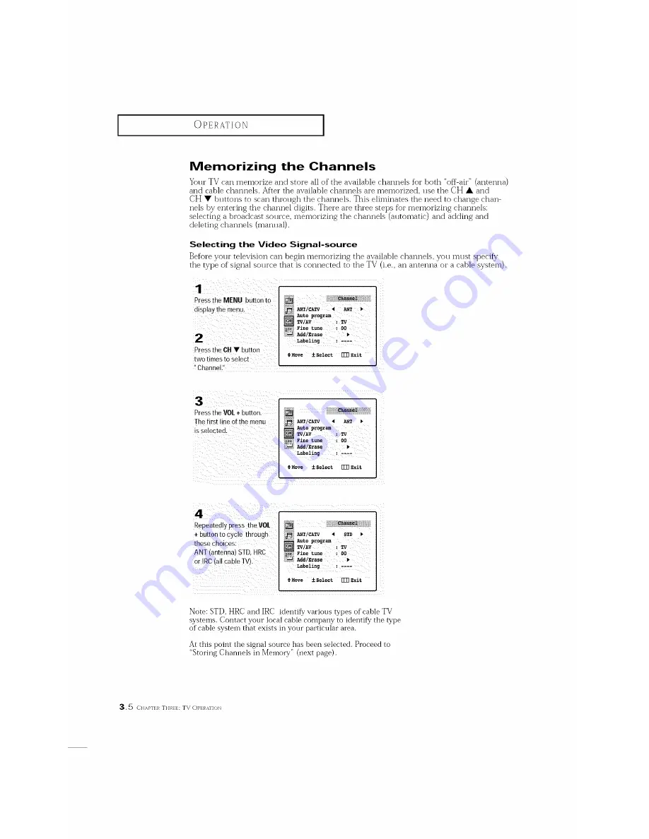 Samsung CFT2790 Скачать руководство пользователя страница 26