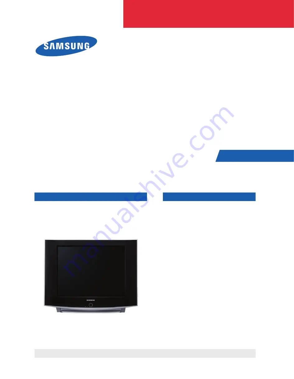 Samsung CL29Z50MQ9XXAZ Service Manual Download Page 1