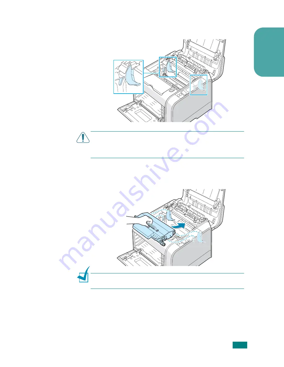 Samsung CLP 510N - Color Laser Printer (Spanish) Manual Del Usuario Download Page 9