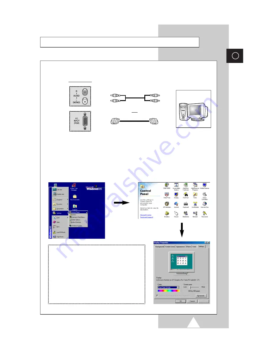 Samsung Colour Television Owner'S Instructions Manual Download Page 45